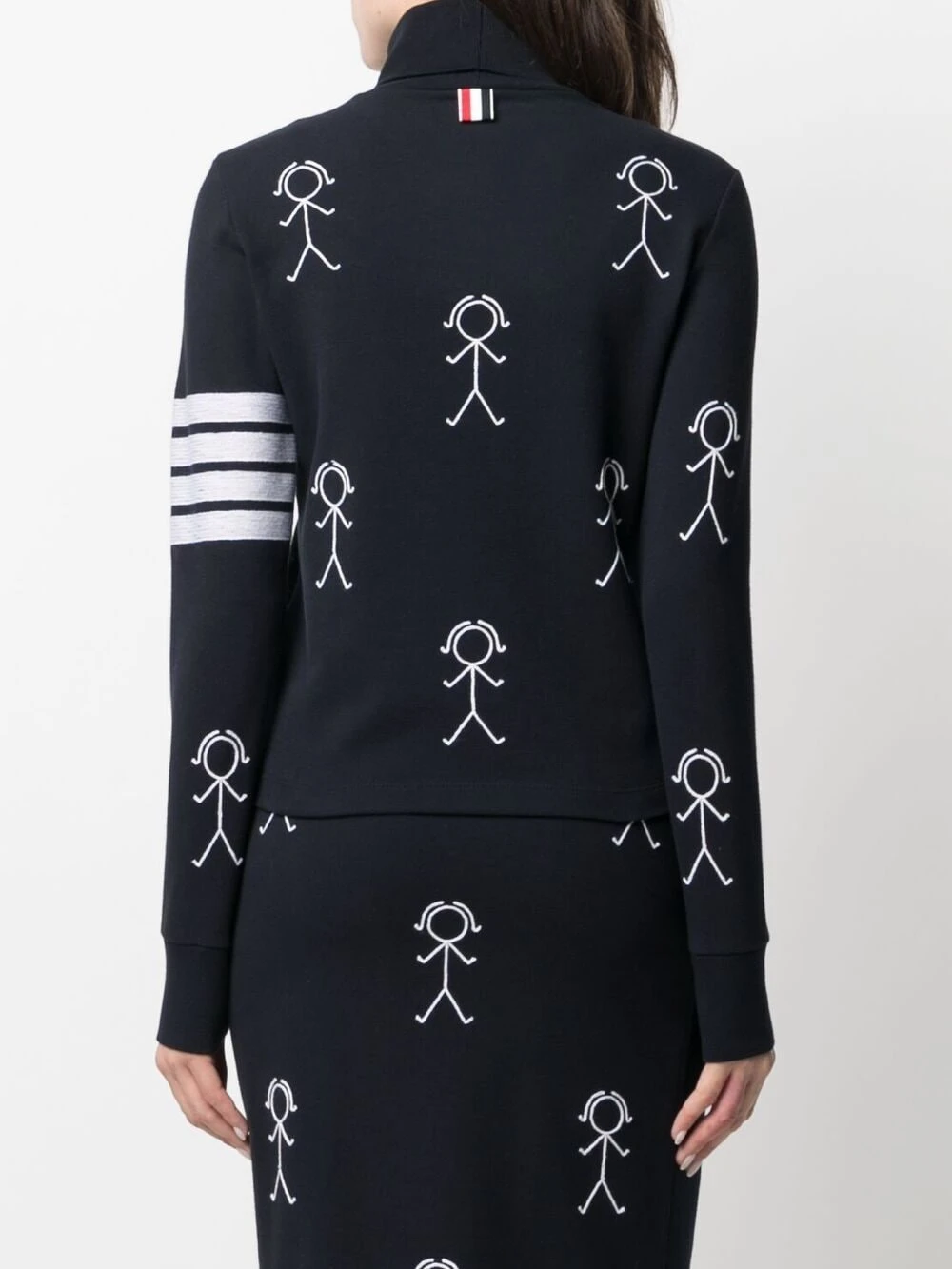 Buy β Thom Browne Mrs. Thom icon jumper knitted sweaters of women π 4 Thom Browne Mrs. Thom-icon jumper