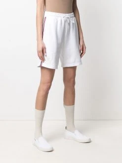 Thom Browne RWB-stripe track shorts
