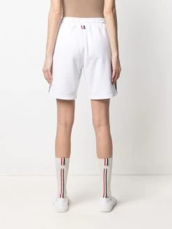Thom Browne RWB-stripe track shorts