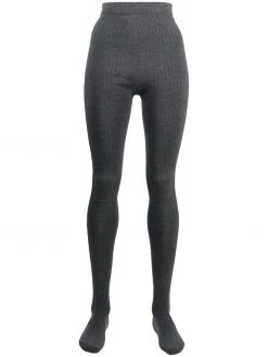 Thom Browne high-rise ribbed-knit tights