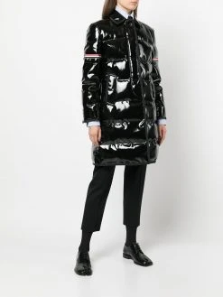 Thom Browne high-shine down-feather coat