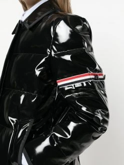 Thom Browne high-shine down-feather coat