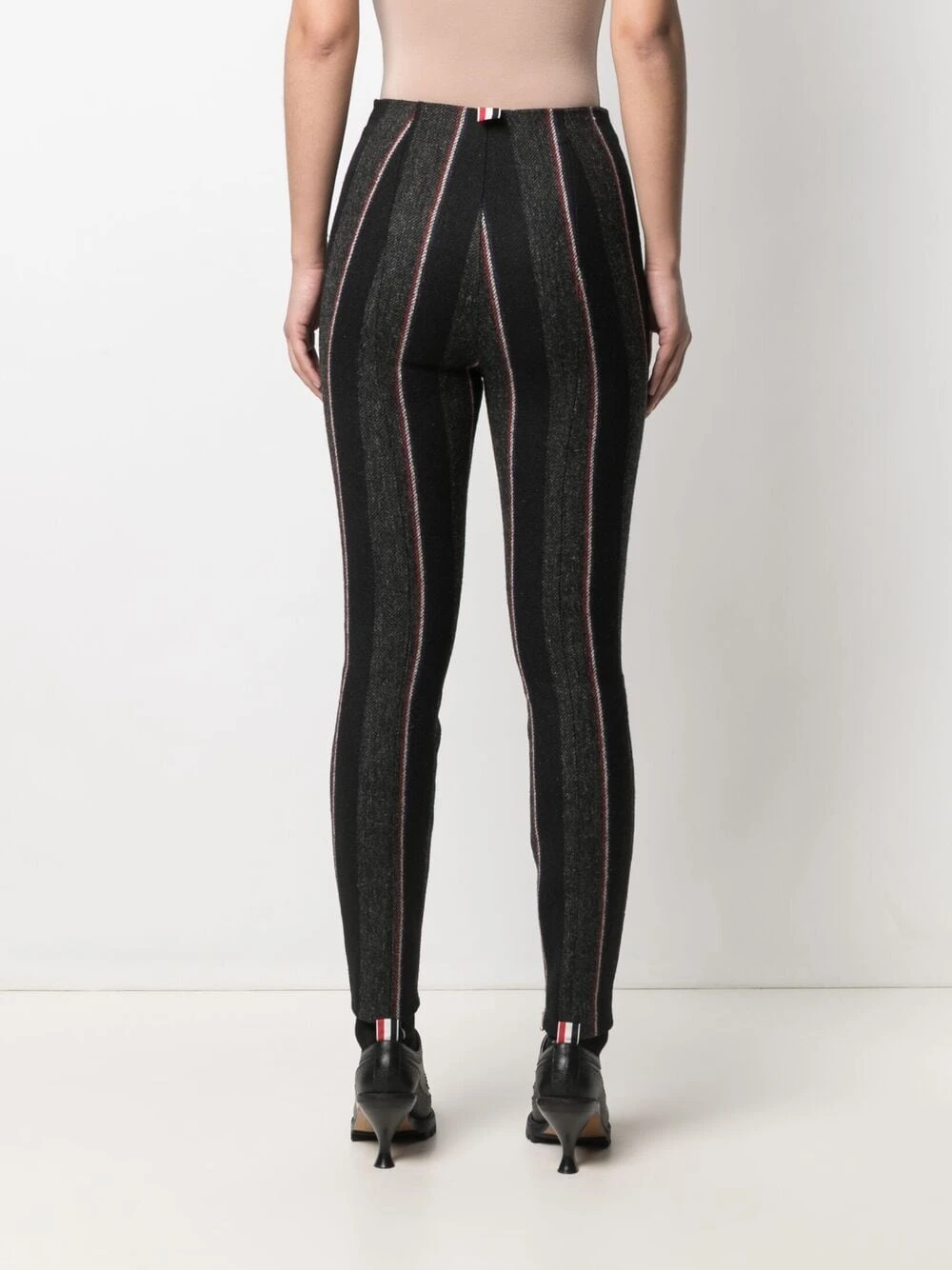 Cheap π Thom Browne Vertical stripe leggings of women π 4 Thom Browne vertical-stripe leggings