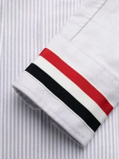 Hot Sale ✨ Thom Browne Pinstriped pleated shirt👏 dress day🤩 dresses of women ✨ 12 Thom Browne pinstriped pleated shirt dress