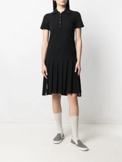 Thom Browne pleated knee-length polo dress