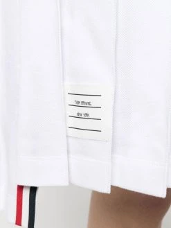 Thom Browne colour-block pleated polo dress