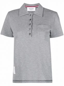 Thom Browne chest patch pocket polo shirt