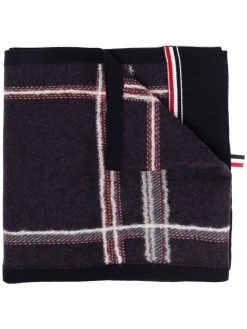 Thom Browne check-pattern scarf
