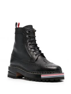 Thom Browne lace-up longwing boots