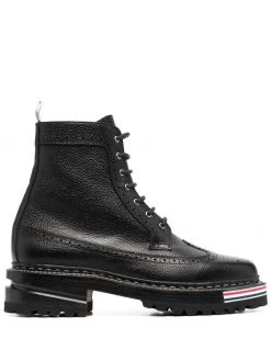 Thom Browne lace-up longwing boots