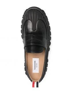Thom Browne ridged penny loafers