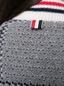 Thom Browne fine-knit bomber jacket