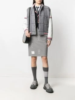 Thom Browne fine-knit bomber jacket