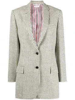 Thom Browne Gunclub check tweed blazer