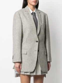 Thom Browne Gunclub check tweed blazer