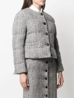 Thom Browne down-feather tweed sports jacket