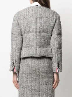 Thom Browne down-feather tweed sports jacket