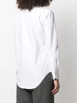 Thom Browne logo-patch shirt