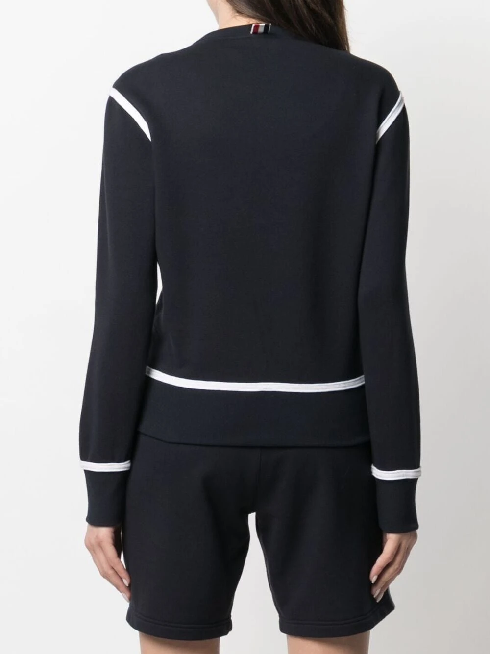 Best reviews of β Thom Browne RWB stripe performance sweatshirt performance sweatshirts & hoodies of women π 4 Thom Browne RWB-stripe performance sweatshirt