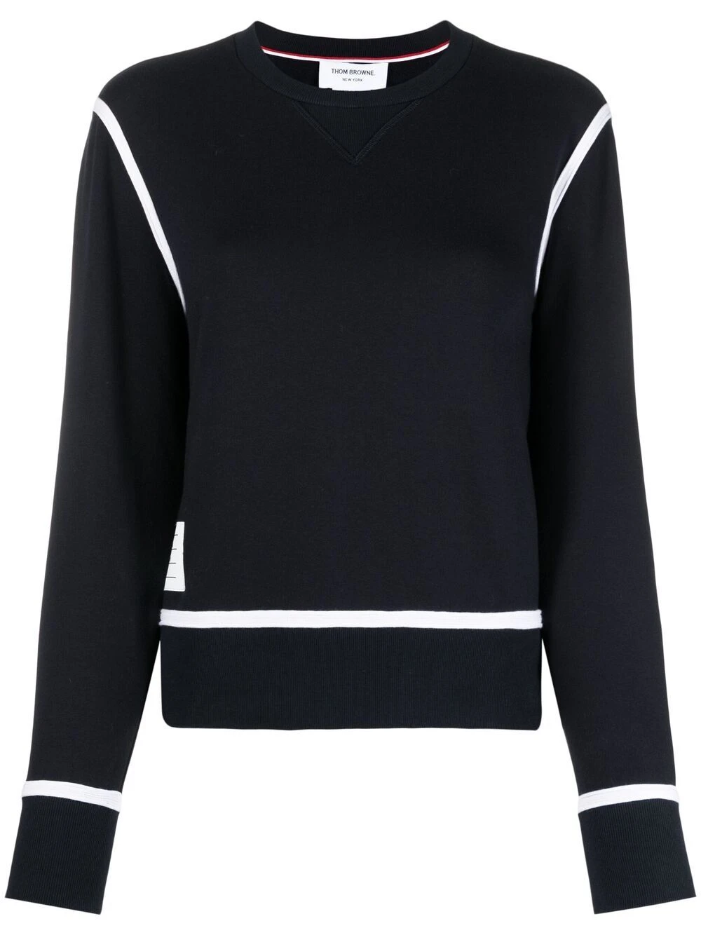 Best reviews of β Thom Browne RWB stripe performance sweatshirt performance sweatshirts & hoodies of women π 1 Thom Browne RWB-stripe performance sweatshirt