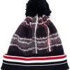 Thom Browne check-pattern beanie