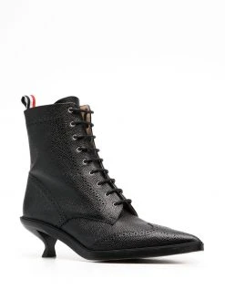 Thom Browne lace-up wingtip ankle 50mm booties