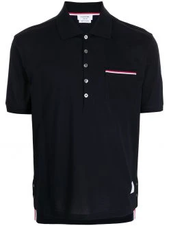 Thom Browne RWB stripe polo shirt