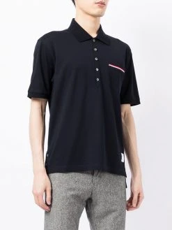 Thom Browne RWB stripe polo shirt