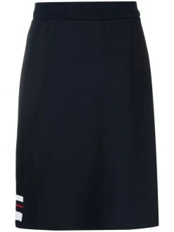 Thom Browne A-line panel-insert skirt