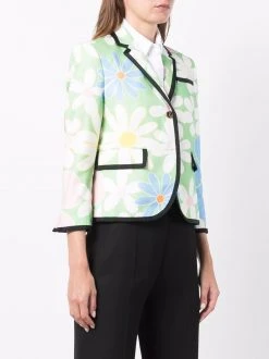 Thom Browne floral-print blazer
