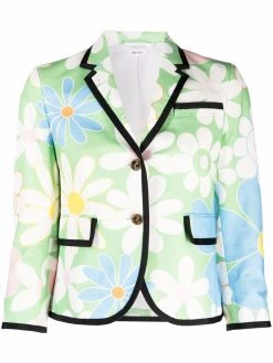 Thom Browne floral-print blazer