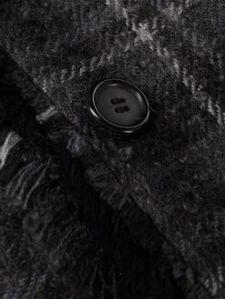 Thom Browne checked single-breasted coat