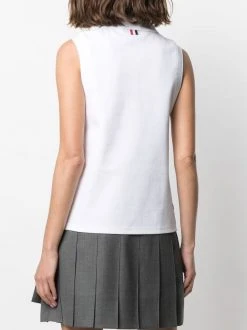 Coupon βοΈ Thom Browne Sleeveless polo shirt polo tops of women π 8 Thom Browne sleeveless polo shirt