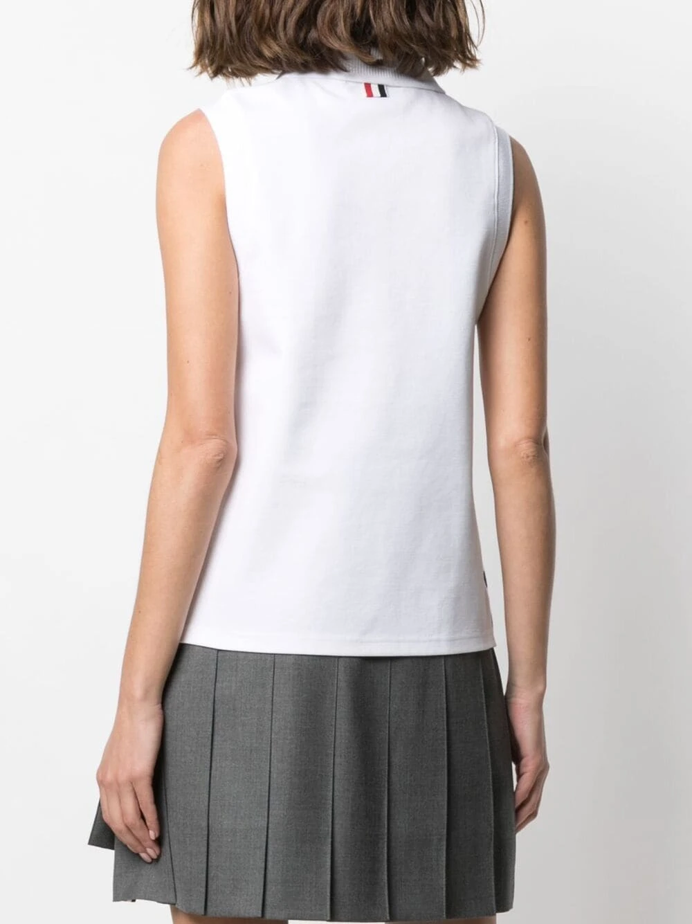 Coupon βοΈ Thom Browne Sleeveless polo shirt polo tops of women π 4 Thom Browne sleeveless polo shirt