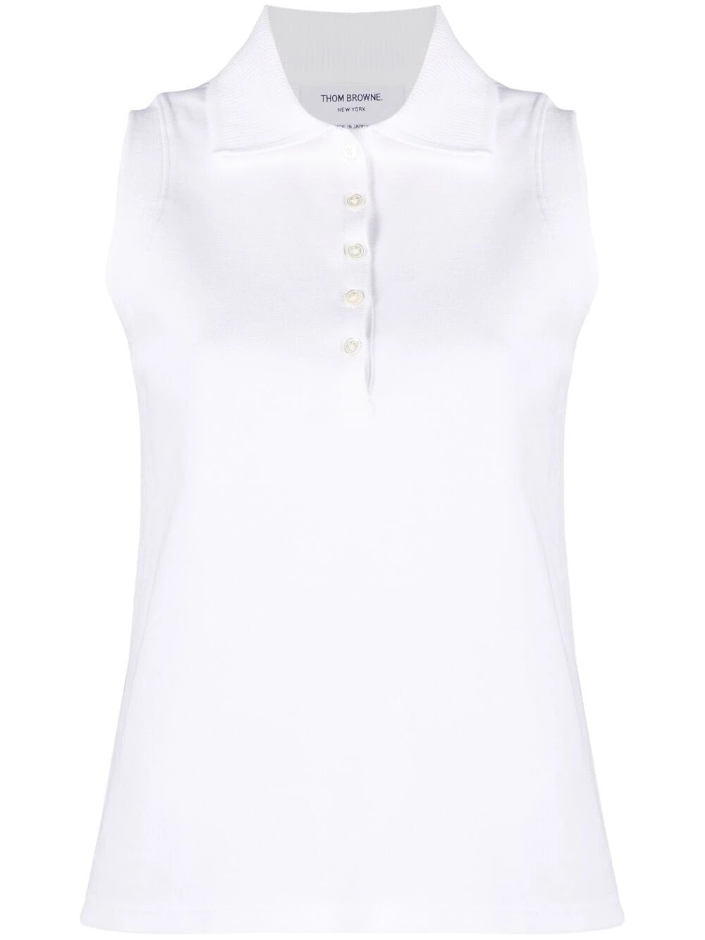 Coupon βοΈ Thom Browne Sleeveless polo shirt polo tops of women π 1 Thom Browne sleeveless polo shirt