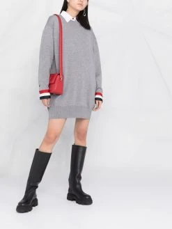 Thom Browne RWB stripe jumper dress