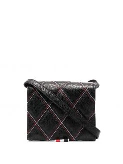 Thom Browne RWB-quilted cardholder