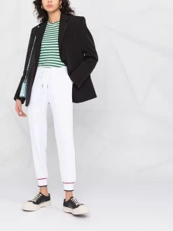 Thom Browne RWB-stripe cropped track pants