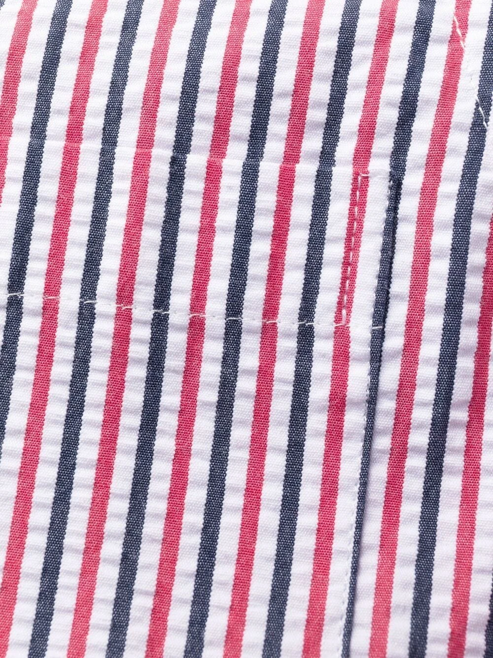 Cheapest ✔️ Thom Browne RWB stripe shirtdress day🔥 dresses of women ⌛ 7 Thom Browne RWB-stripe shirtdress