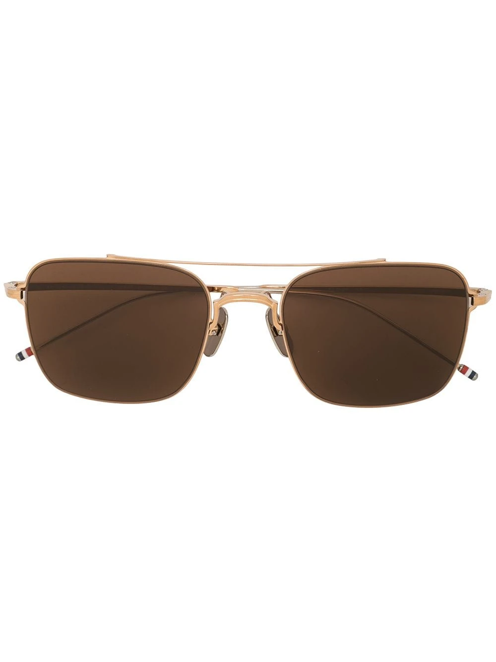 New π₯° Thom Browne 12kt gold square frame sunglasses of women π 1 Thom Browne 12kt gold square-frame sunglasses