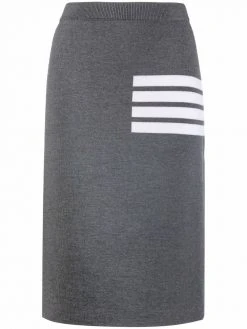 Thom Browne 4-Bar stripe knitted skirt