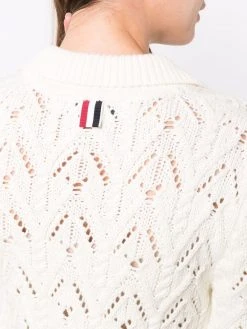 Thom Browne knitted polo cardigan