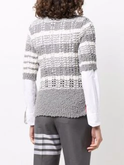 Thom Browne 4-Bar striped jumper