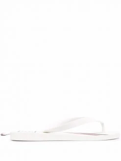 Thom Browne RWB-stripe flip flops