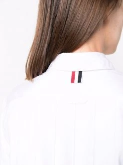 Thom Browne long-sleeve pleated shirtdress