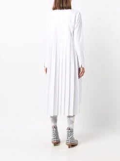 Thom Browne long-sleeve pleated shirtdress