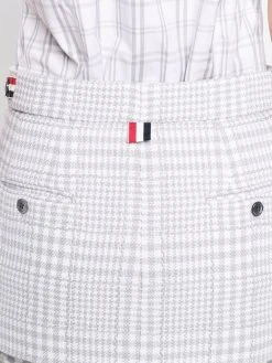 Thom Browne Sack check-print mini skirt