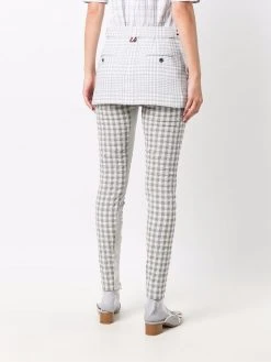 Thom Browne Sack check-print mini skirt