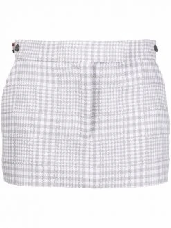 Thom Browne Sack check-print mini skirt