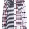 Thom Browne multi-check long-sleeve shirt